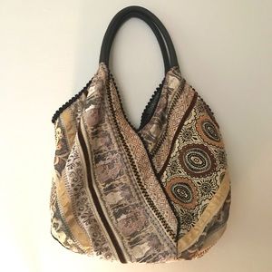 Bohemian Tapestry Tote / Purse with Embroidery